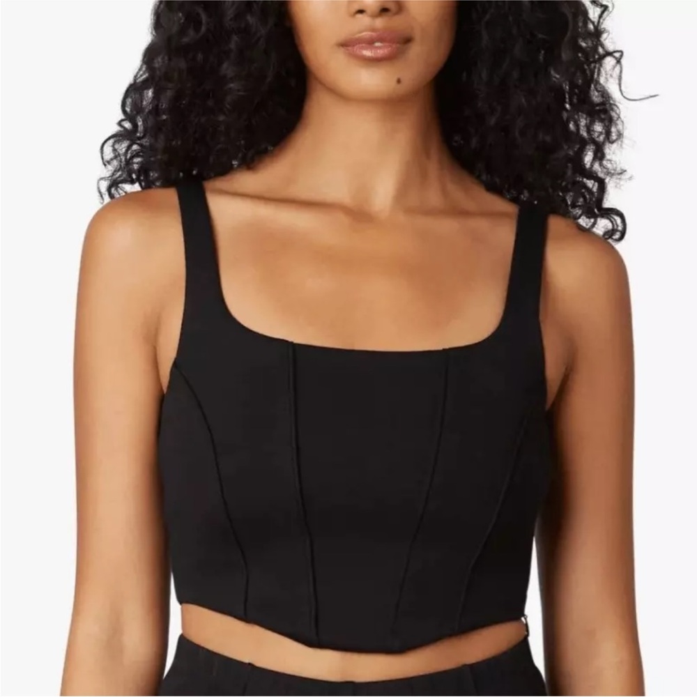 NIA The Brand Seamed Corset Tank